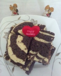 کیک دورنگ❤???❤