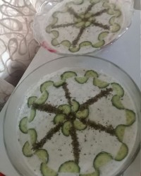 دیزاین ماست و خیار هنر جاری عزیزم