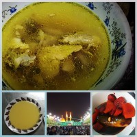 سوپ مرغ ترشی عراقی