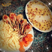 زرشک پلوبامرغ زعفرانی