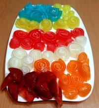 ژله رولی یافرفره ای خوشگلوخوشمزه