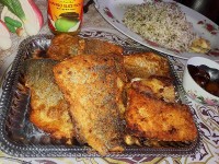 شوید پلو وماهی??