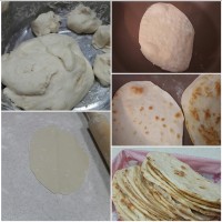 نان خانگی تابه ای