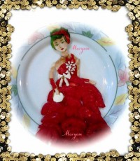 تزیین نان و پنیر و گوجه