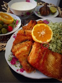 سبزی پلو ماهی
