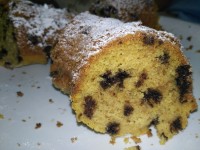 کیک با شکلات چیپسی