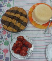 کباب دورنگ تابه ای