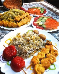 کباب مرغ حلزونی