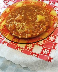 آش آلو ساوه