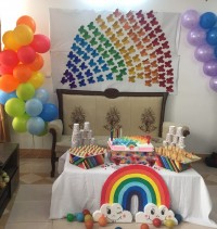 کیک رنگین کمان