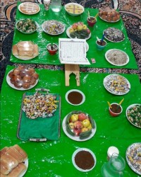 سفره نذری نیمه شعبان