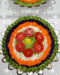 تزئین سالاد فصل