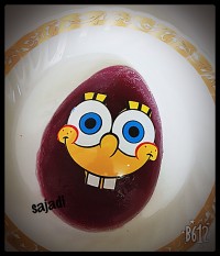 ژله باب اسفنجی (با قالب لپ لپ)