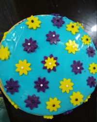 کیک سیب با آیسینگ پنیر خامه ای