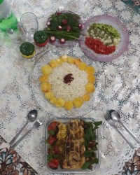 ماهی کباب شده