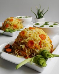 هویج پلو با گوشت