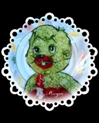 تزیین سالاد شیرازی