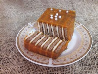 کیک یخچالی هویج