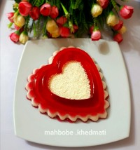 ژله قلب راه راه