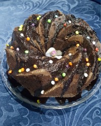 کیک دَبِل چاکلت ...