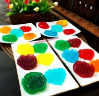 ژله تک نفره هفت رنگ