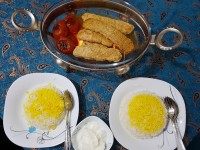 کوبیده مرغ تابه ایی