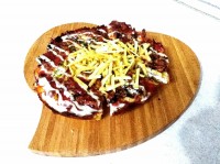 پیتزا مرغ وقارچ