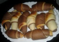 نان دو رنگ مغزدار