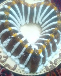 کیک کاکائو خوش مزه بود لطفا لایک کنید دوستون دارم???