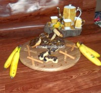 دونات موزی مغز دار