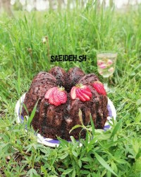 کیک ساده شکلاتی