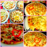 پیتزامرغ وقارچ