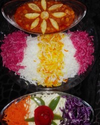 خورشت قیمه،برنج،سالاد..؟؟؟؟؟؟؟