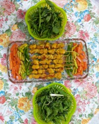 ناهار خوشمزه من کباب ??