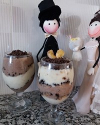 دسر موز و شکلات