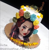 کیک تولددخترگلم مبینا