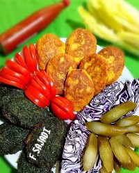 کوکو سیب زمینی پخته