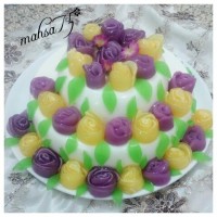 ژله دو طبقه