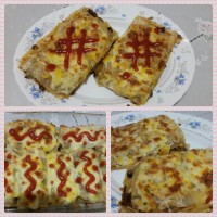 لازانیا گوشت وقارچ با سس بشامل