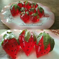 ژله توت فرنگی