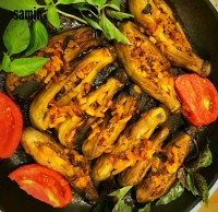 بادمجان شکم پر مازندرانی