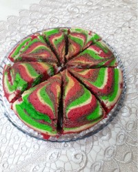 کیک رنگارنگ