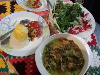 الواسفناج و سالاد شیرازی