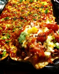 پیتزای خوشمزه من با نون تست