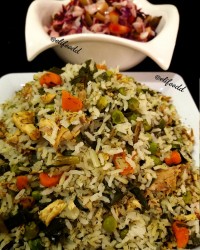 پلو سبزیجات یونانی