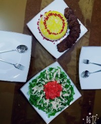 شامی و برنج قالبی