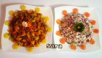 ماکارونی صدفی با گوشت چرخ کرده
