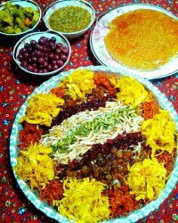 مرصع پلو دست پخت زیبای خواهریم نگار