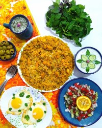 پلوی نخود فرنگی