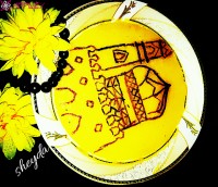 شله زرد با رسپی پاپیون